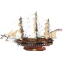 Drewniany model żaglowca USS Constitution 100 cm – ekskluzywna replika fregaty „Old Ironsides”